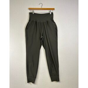 Old Navy Active Elevate Legging Jogger Pants Olive‎ Green High Waist Size M